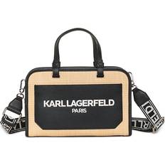 Karl Lagerfeld Handbags Karl Lagerfeld Maybelle Small Top Handle Satchel - Natural/Bl