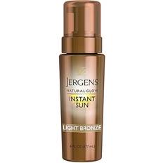 Jergens Natural Glow Instant Sun Sunless Tanning Mousse Light Bronze 6fl oz