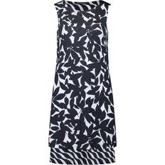 Betty Barclay Jersey Dress - Dark Blue/White