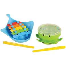 Toy Castanets Kaplan Early Learning Octodrum & Dingray Musical Water Toys Multicolored