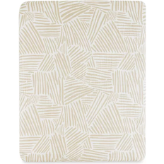 Beige Fabrics Babyletto All Stages Midi Crib Sheet Oat Stripe 28x36"