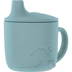 Nuby Sippy Cups Nuby Animal Friends One-Handle Silicone Sippy Cup, Blue Whale