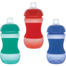 Nuby Cups Nuby 6oz Mini Gripper Cup with Sleeve Boy 3pk