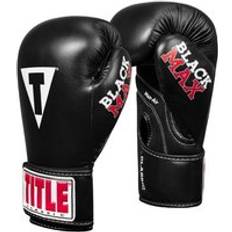 Martial Arts Boxing gloves Title Black-max Noir