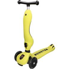 Leker Extralink No name Kids Scooter Boss Ride Yellow Scooter, balance bike for children