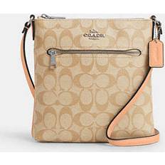 Coach Outlet Crossbody Bags Coach Outlet Mini Rowan File Bag In Signature Canvas Pink One Size