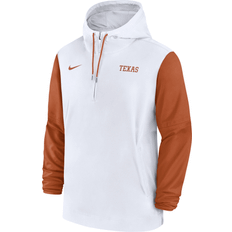 Football Jackets & Sweaters Nike Texas Longhorns Pre-Game Player Men's College 1/2-Zip Hooded Jacket in White, 02EZ08DXTXE-T7H