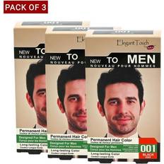 Hair Wefts Purest Hair Color #001 0.15kg - Men Black Pack of 3