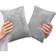 Polyester Neck Pillows 2 memory foam mini Neck Pillow Gray