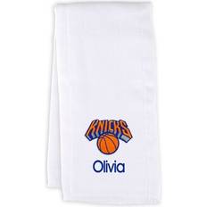 Baby Nests & Blankets Chad & Jake Infant White New York Knicks Personalized Burp Cloth