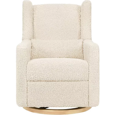 Babyletto Kiwi Swivel Reclining Glider Almond Armchair 41"