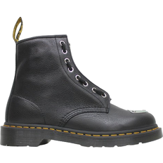 Unisex Ankle Boots Dr. Martens 1460 Toe Plate Lunar - Black/Milled Nappa