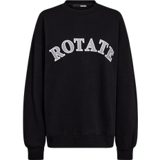 ROTATE Birger Christensen Logo Crewneck Sweatshirt - Black