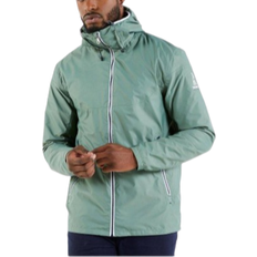 Tribord Sailing 100 Waterproof and Windproof Sailing Anorak - Green/Asphalt Blue