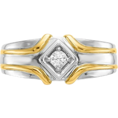 Gem & Harmony Ring - White Gold/Gold/Diamond