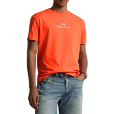 Polo Ralph Lauren Men Clothing Polo Ralph Lauren Men's Classic Fit Logo Jersey T-shirt - Orange Flame