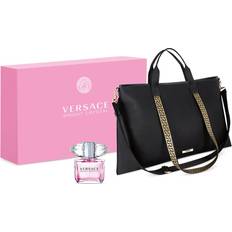 Women Gift Boxes Versace Bright Crystal Gift Set EdT 89ml + Versace Tote