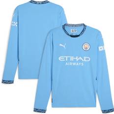 Trikots reduziert Puma Manchester City Heim 2024-25 Langarm