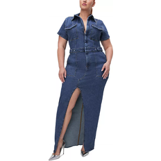 Good American Fit For Success Maxi Dress - Indigo