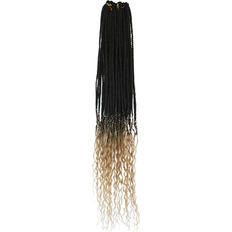 Eayon Hair Crochet Braids With Double Drawn Burmese Human Hair Curls 24 inch #27 Color 2-pack