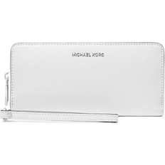 Michael Kors Large Saffiano Leather Continental Wallet - Optic White