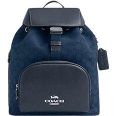 Coach Pace Large Backpack In Signature Jacquard - Silver/Denim/Dark Denim