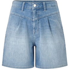 Rich & Royal High Waist Jeans Short - Denim Blue