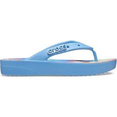 Crocs Platform Tie Dye Classic Flip - Oxygen Blue