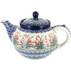 Oven Safe Teapots Blue Rose Pottery Polish Teapot