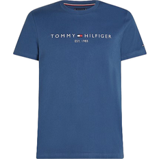 Tommy Hilfiger Logo Embroidery Slim T-shirt - Aegean Sea