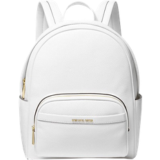 Michael Kors Bex Medium Pebbled Leather Backpack - Optic White