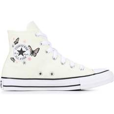 Converse Girls Sneakers Children's Shoes Converse Big Kid's Chuck Taylor All Star Butterflies - Egret/Black/White