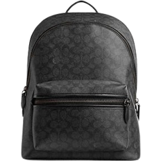 Coach Charter Backpack In Signature Canvas - Signature Coated Canvas/Charcoal