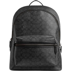 Coach Herren Rucksäcke Coach Charter Backpack In Signature Canvas - Signature Coated Canvas/Charcoal