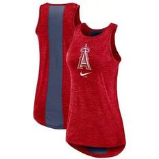 Shein Red Tank Tops Shein Womens Red Los Angeles Angels Right Mix High Neck Tank Top