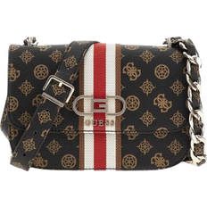 Guess Håndvesker Guess Nelka 4g Peony Logo Mini Crossbody - Brown