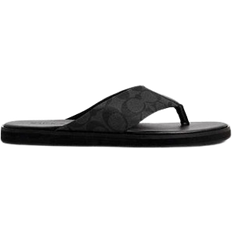 Coach Signature Canvas Flip Flop - Charcoal Multi