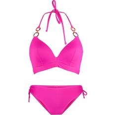 Lingadore Triangle Padded Bikini Set - Fuchsia