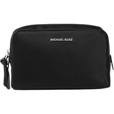 Toiletry Bags Michael Kors Jet Set Medium Recycled Nylon Travel Pouch - Black