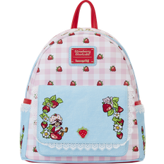 Bags Loungefly Strawberry Shortcake Denim Pocket Mini Backpack - Pink