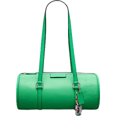 Coach Barrel Bag In Pebbled Coachtopia Leather - Electric Kelp