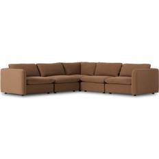 AllModern Margorie Brown Sofa 112.8" 5 5 Seater