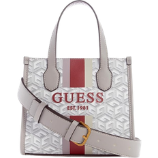 Guess Silvana Mini Totes - Off White