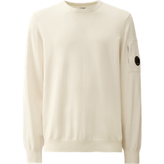 C.P. Company Men's Crepe Crew Neck Jumper - Gauze White