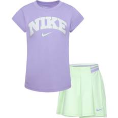 Nike Little Kid's Dri-FIT Prep in Your Step Skort Set - Vapor Green