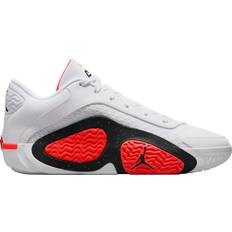 Unisex Basketball Shoes Nike Tatum 2 Red Cement - White/Bright Crimson/Black