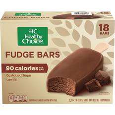 Bars Healthy Choice Fudge Bars, Frozen 18 ct.