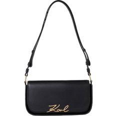 Karl Lagerfeld K Signature Two Way Crossbody Bag - Black/Vibration Gold