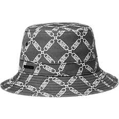 Michael Kors Women Hats Michael Kors Empire Logo Jacquard Bucket Hat - Black/White