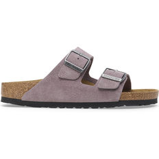 Birkenstock Arizona Suede Leather Sandals - Faded Purple